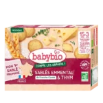 Babybio biscuit sablés Emmental de Franche-Comté et Thym