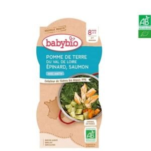 BabyBio Pomme de Terre du Val De Loire Epinard Saumon à l’Aneth 8mois+