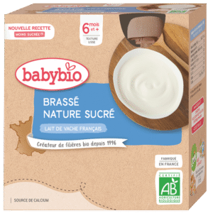 Babybio Brassé Nature Sucré 4x85G