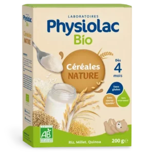 Physiolac Bio Céréales Nature 4mois+