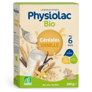Physiolac Bio Céréales Vanille 6mois+