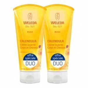 Weleda Duo Crème lavante Corps et Cheveux au Calendula (2 x 200ml)