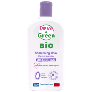 Love & Green Shampoing Doux Cheveux Normaux 500ml