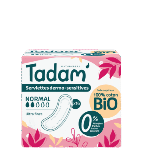 Tadam Serviettes Dermo-sensitives Ultra Normal X16