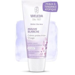 Weleda Crème protectrice Visage à la Mauve blanche